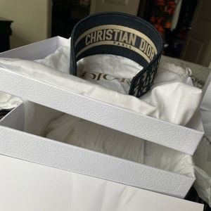 DIOR Hat Hair Band comes with the dust bags box dior bag receipt EVERYTHING